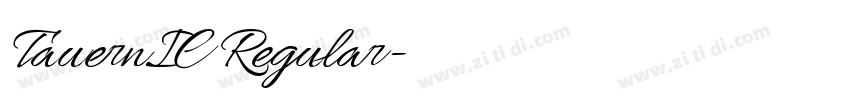 TauernIC Regular字体转换 TauernIC Regular字体转换